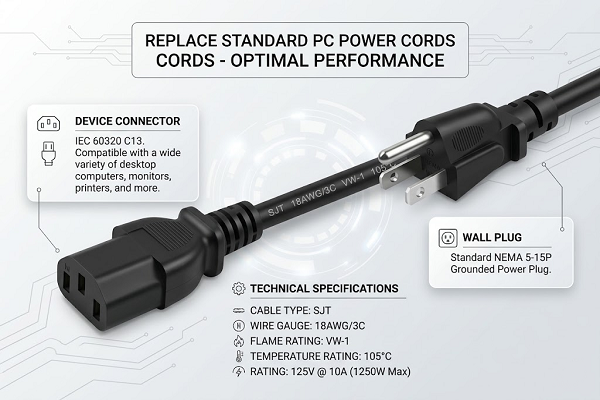 Understanding the NEMA 5-15P to C13 Power Cord